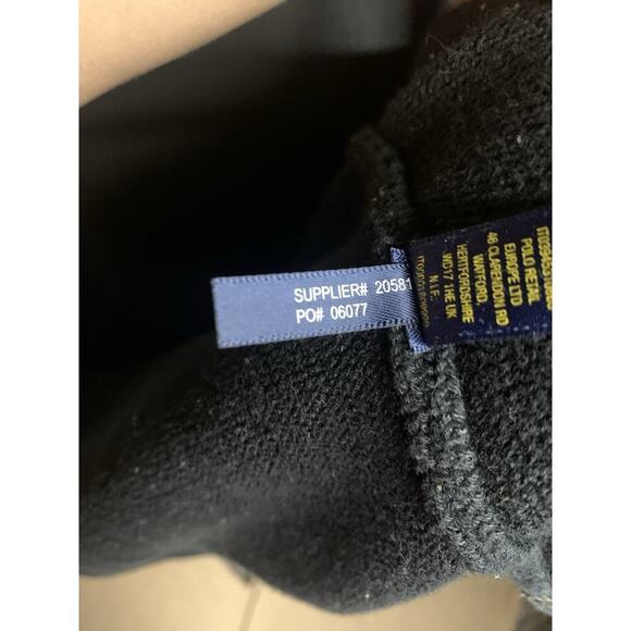 Ralph Lauren Rugby Black Sweater Old Money Preppy S - Picture 4 of 6